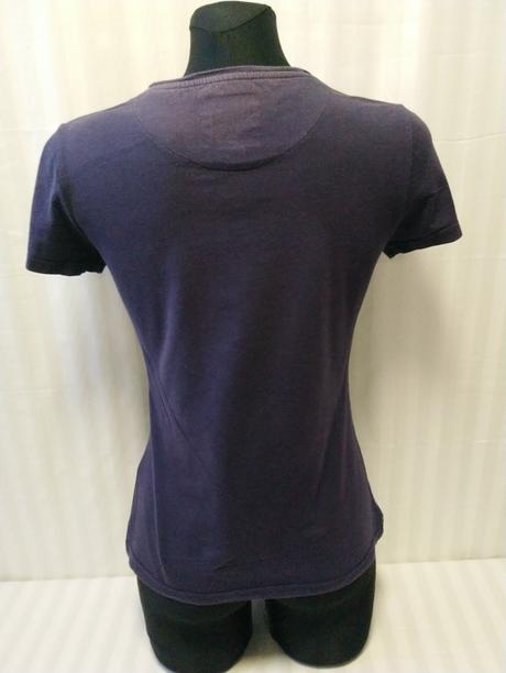 Dámsky tmavo fialový bavlnený top, jack wills, s