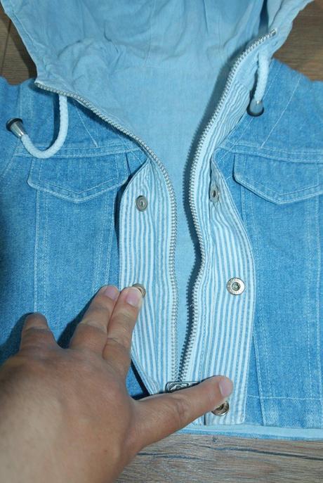 Riflový kabát s kapucňou veľk.92, 92