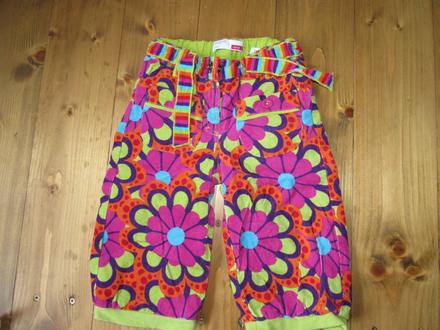 Krásne farebné pracikordové nohavice, name it,80