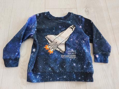 Mikina s raketou, h&m,98