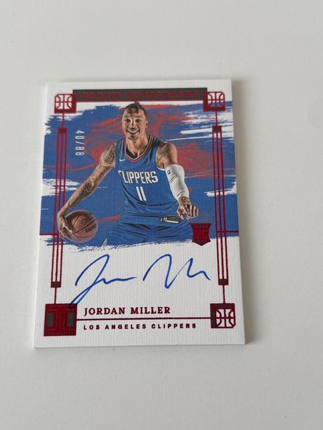 Kartička jordan miller, 