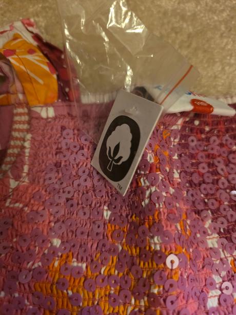 Farebné letné šaty 110/116, topolino,110