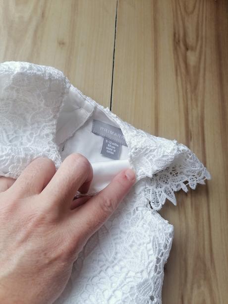 Biele saty a bluzka, primark,80