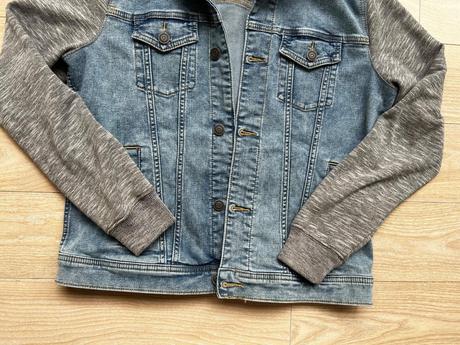 Frajerská rifľová bunda s kapucňou a&f, abercrombie&fitch,158