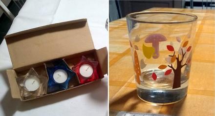 Svietničky na čajové sviečky,