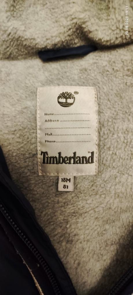 Bunda pre chlapca, timberland,80