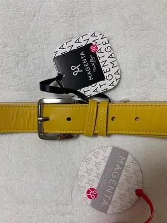 Kožené žlté opasky zn. magenta, 