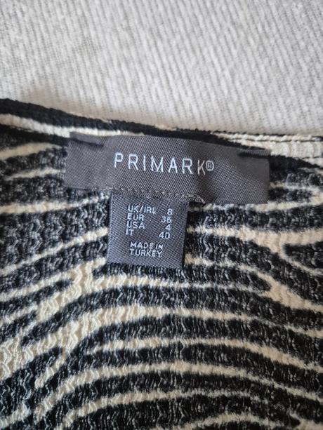 Šaty so zebrím vzorom, primark,s