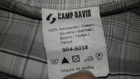 Košeľa camp david "s", s