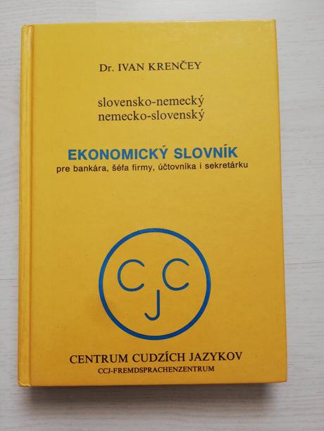 Ekonomický slovník - slov.nemecký a naopak, 