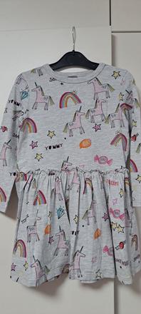 Šedé šaty, next,104