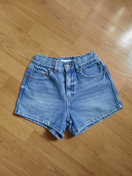 Dievčenské rifľové šortky, zara,140
