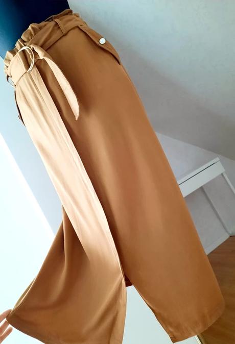 Camel midi letná sukňa, m