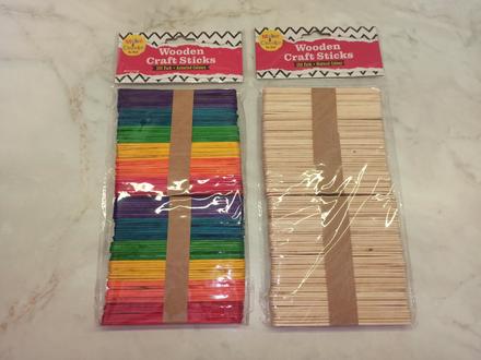 Wooden craft sticks / palicky z nanukov, 
