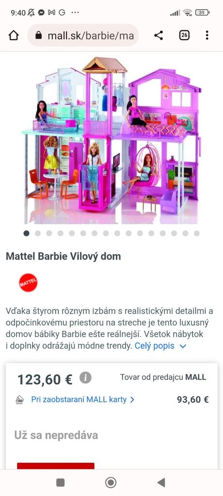 Barbie dom,