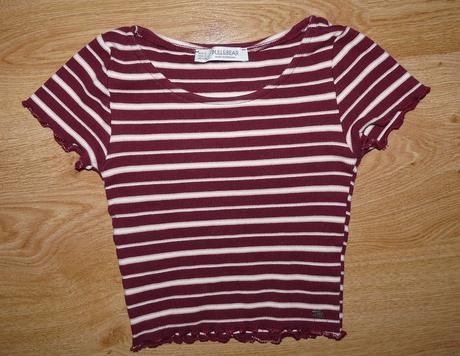 Pásikový kroptop, pull&bear,s