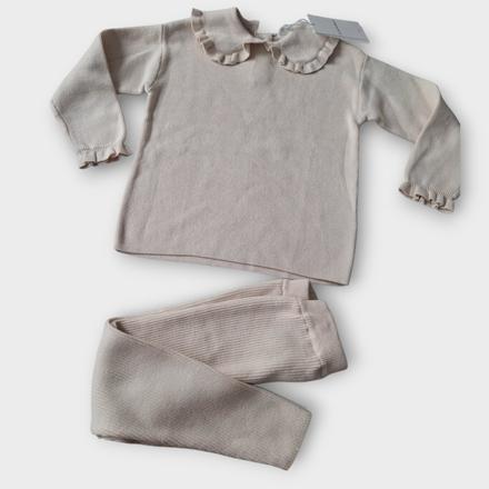 Dvojdielna súprava z rebrovaného bavlneného úpletu, h&m,92