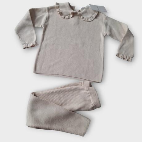 Dvojdielna súprava z rebrovaného bavlneného úpletu, h&m,92