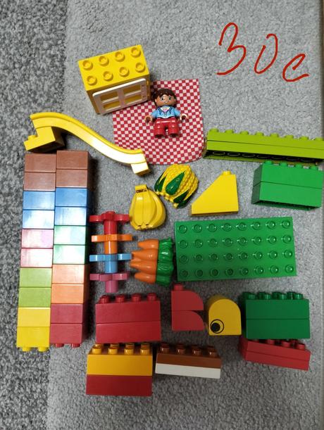 Lego duplo balíčky obchod farma zoo, 