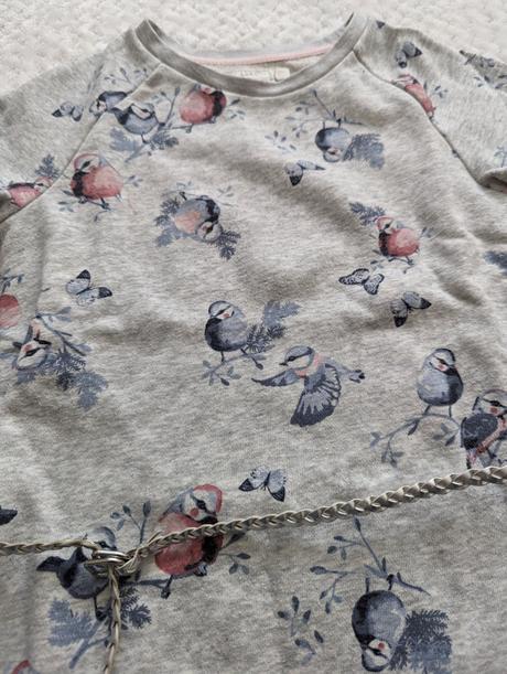 Vtáčikové šaty h&m 122/128, h&m,122