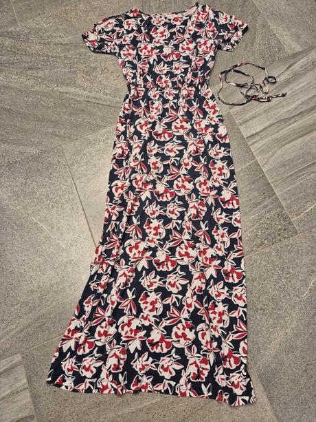 Formálne dlhé šaty s prestrihmi, esmara,s