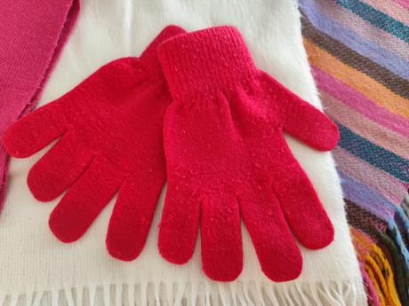 3ks detský šál + rukavice, 