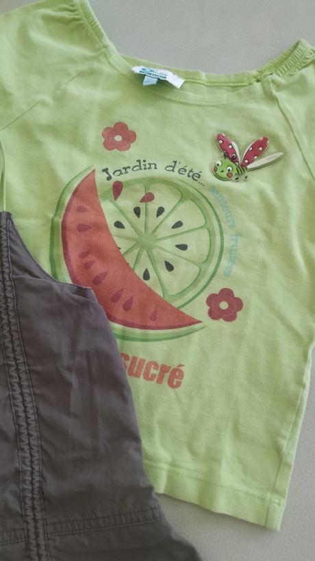 Šaty s tričkom komplet, 110