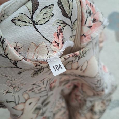 Šaty lesné zvieratká, 98