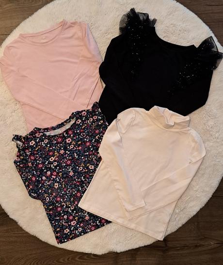 Tričká dlhý rukáv 134, h&m,134