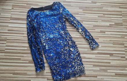 Glitrované šaty, s