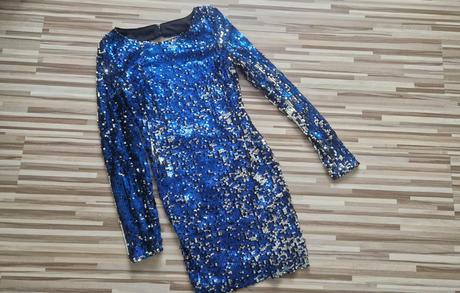 Glitrované šaty, s