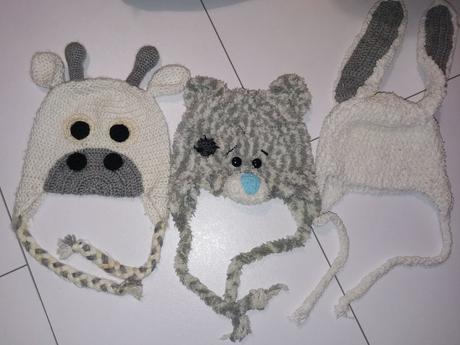 3 chutné zvieratkové čiapky, 104