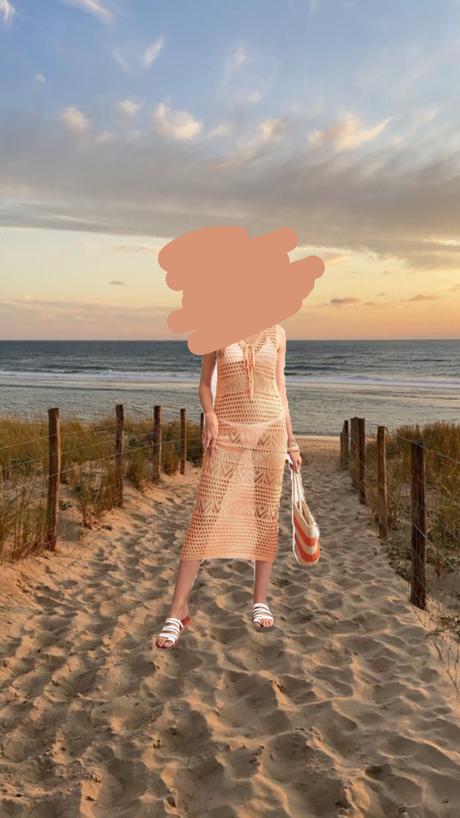 Plážové šaty/ šaty na plavky, s