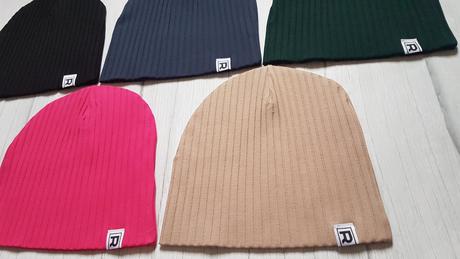 Rebrovaná čiapka, úplet široké rebro, tenká, <50 - xxxl