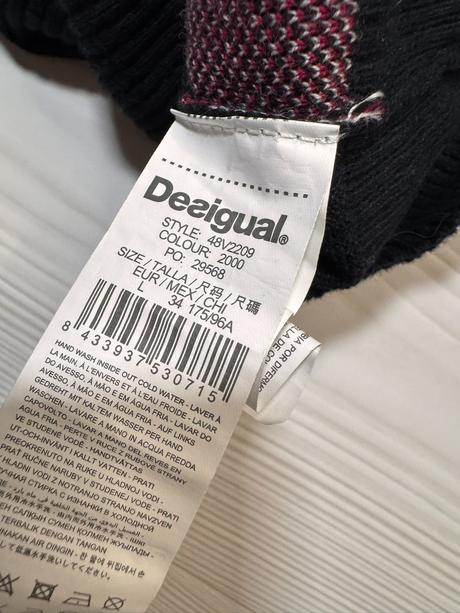 Desigual - úpletové šaty, desigual,l