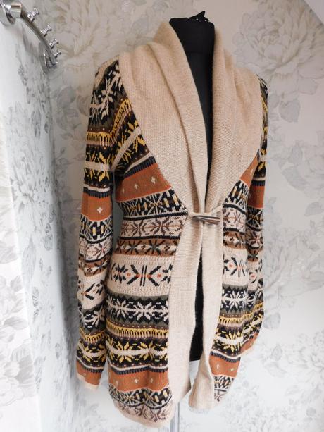 Pekny pleteny kardigan, h&m,36