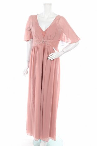 Ružové šatičky s kamienkami, 38