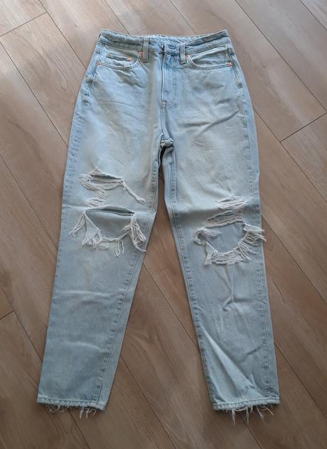 Rifle vysoký pás, h&m,38