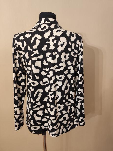 Čiernobiele tričko s golierikom, pepco,l