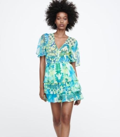 Šifónove šaty zara s, zara,s