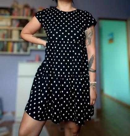 Bodkované šaty, bershka,xs