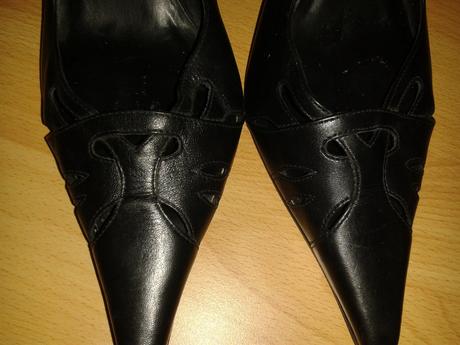 Cierne kozene topanky, 40