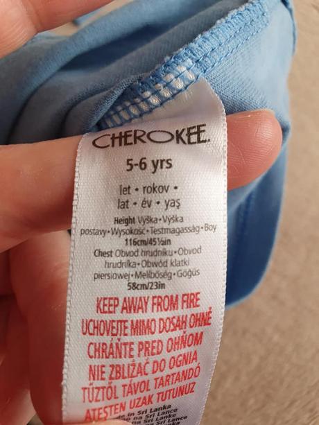 Tričko s dlhým rukávom č.116, cherokee,116