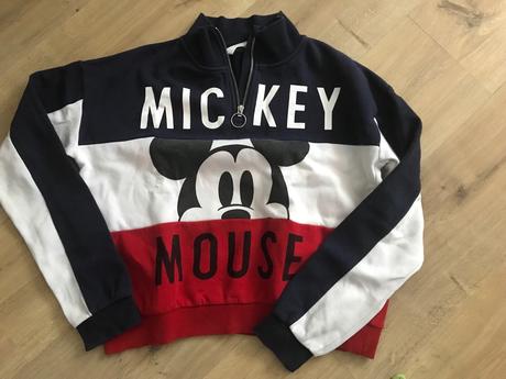 Mikina mickey mouse, h&m,158