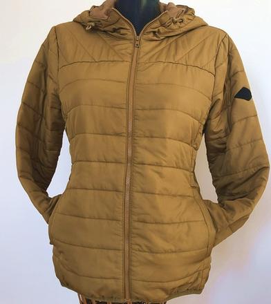 Damska hnedo-horčicova prešivana bunda only, only,m