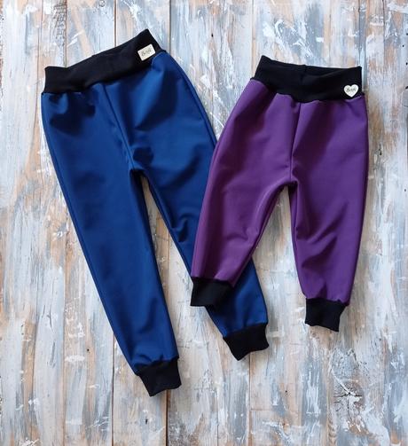 Zimné softshellové nohavice c, 68 - 140