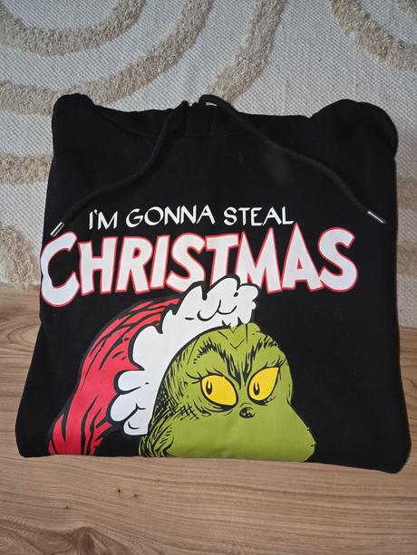 Vianočná mikina xl grinch, c&a,xl