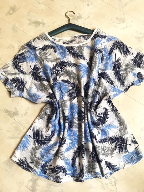 Ľanová letná blúzka, xxxl