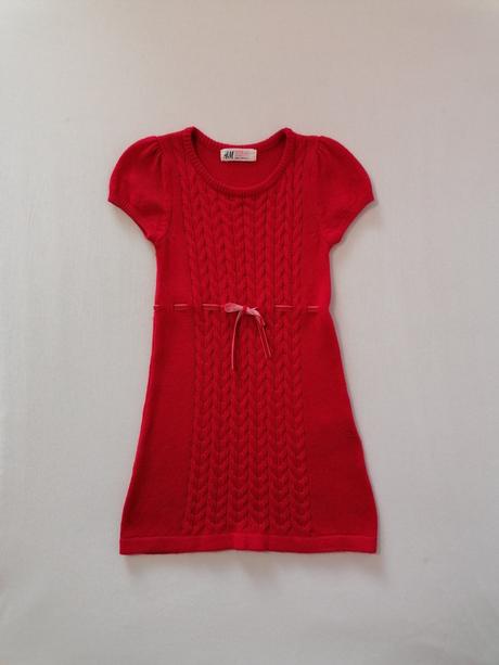 Úpletové šaty 98/104, h&m,98
