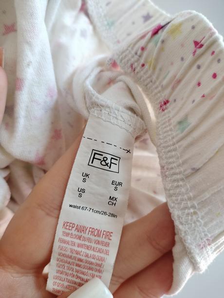 F&f dvojdielne pyžamo zmrzlina, f&f,s